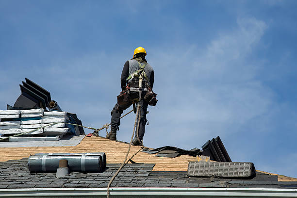 Professional Roofing technician working in Waleska, GA